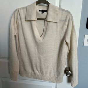 Collared V Neck Sweater